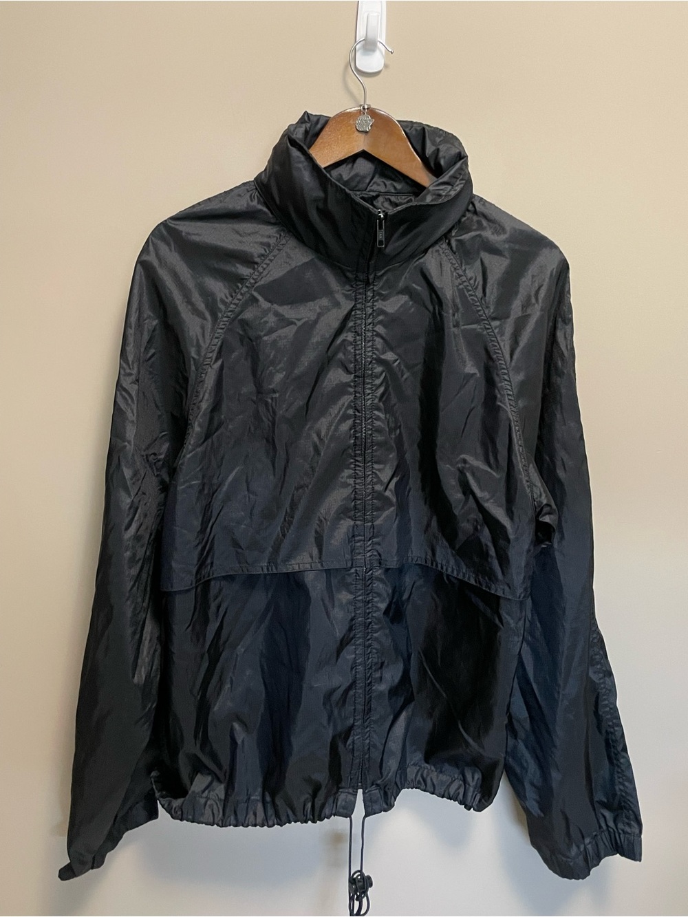 Eddie Bauer Black Outdoor Windbreaker Men’s Medium